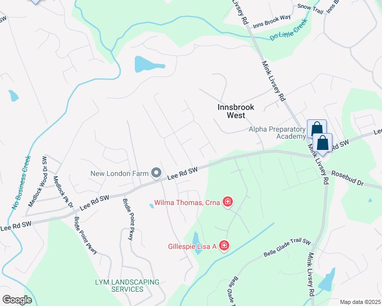 map of restaurants, bars, coffee shops, grocery stores, and more near 4360 Hillsborough Drive Southwest in Snellville