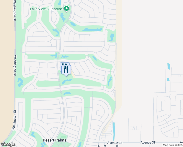 map of restaurants, bars, coffee shops, grocery stores, and more near 78605 Morning Star in Palm Desert