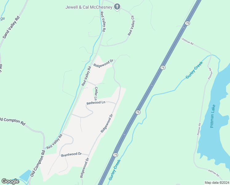 map of restaurants, bars, coffee shops, grocery stores, and more near 1027 Ridgewood Drive in Remlap