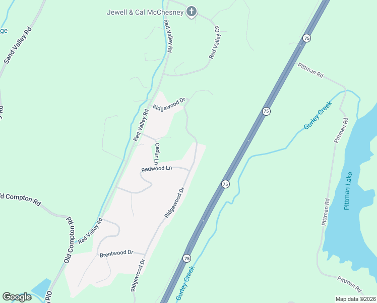 map of restaurants, bars, coffee shops, grocery stores, and more near 1045 Ridgewood Drive in Remlap