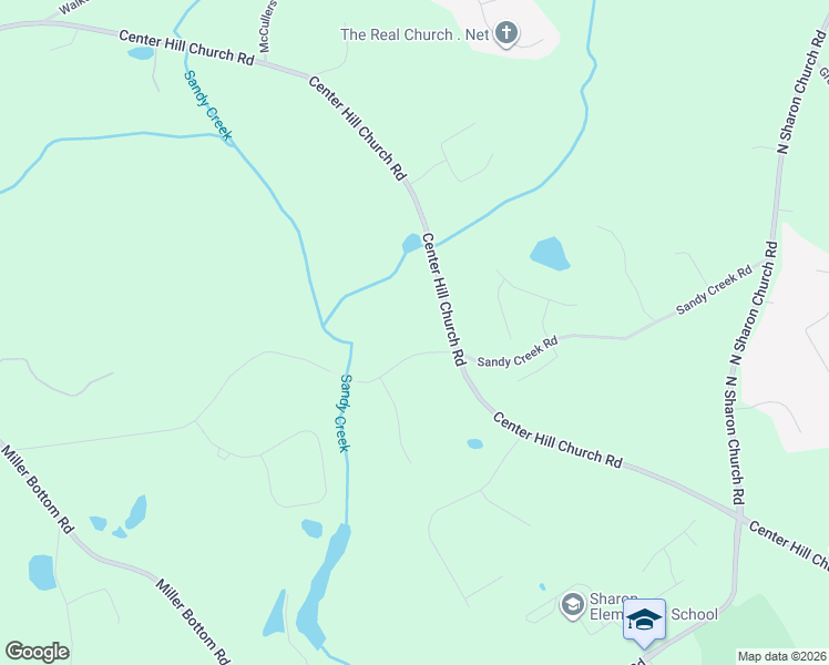 map of restaurants, bars, coffee shops, grocery stores, and more near 5905 Sandy Creek Road in Loganville