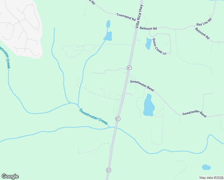 map of restaurants, bars, coffee shops, grocery stores, and more near 48 Thomas Dorsey Drive in Villa Rica