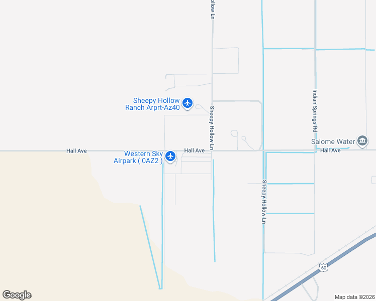 map of restaurants, bars, coffee shops, grocery stores, and more near 65410 Hall Avenue in Salome