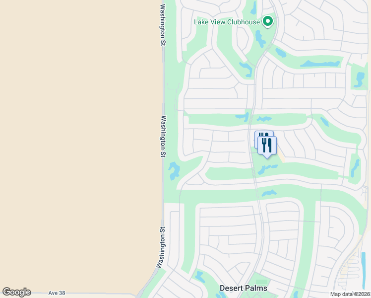 map of restaurants, bars, coffee shops, grocery stores, and more near 36574 Royal Sage Court in Palm Desert