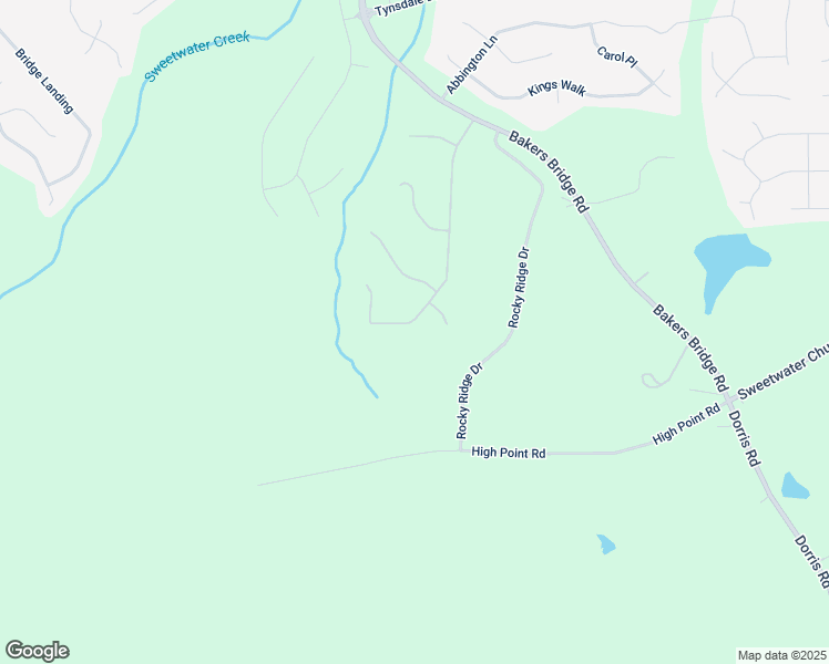 map of restaurants, bars, coffee shops, grocery stores, and more near 495 Stratford Drive in Douglasville