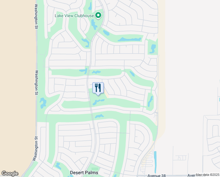map of restaurants, bars, coffee shops, grocery stores, and more near 36531 Tallowood Drive in Palm Desert