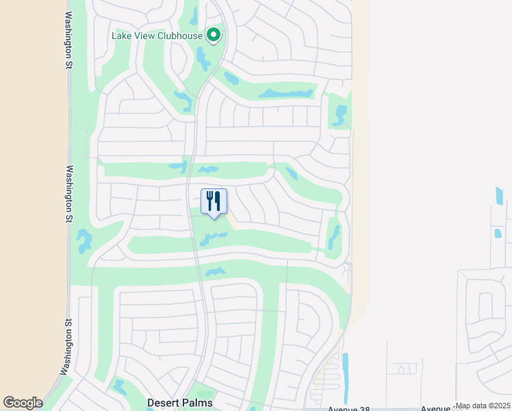 map of restaurants, bars, coffee shops, grocery stores, and more near 36673 Fan Palm Way in Palm Desert