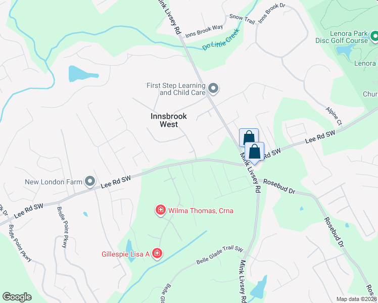 map of restaurants, bars, coffee shops, grocery stores, and more near 4371 Antelope Lane in Snellville