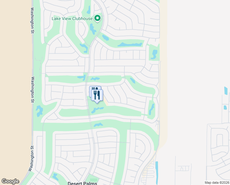 map of restaurants, bars, coffee shops, grocery stores, and more near 36387 Crown Street in Palm Desert