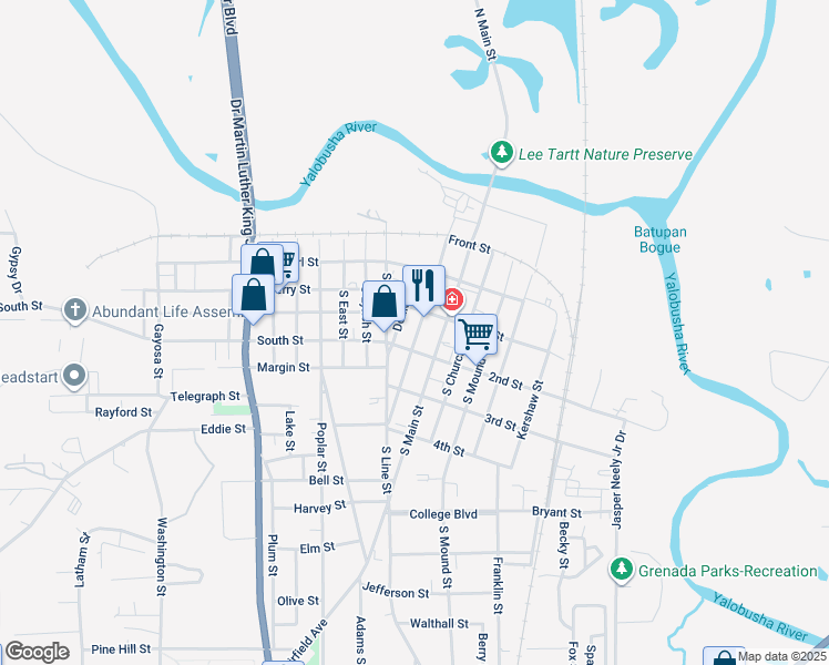 map of restaurants, bars, coffee shops, grocery stores, and more near 151 Green Street in Grenada