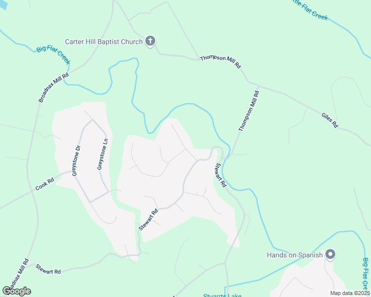 map of restaurants, bars, coffee shops, grocery stores, and more near 1553 Riveredge Lane in Monroe