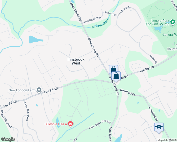 map of restaurants, bars, coffee shops, grocery stores, and more near 4350 Antelope Lane in Snellville