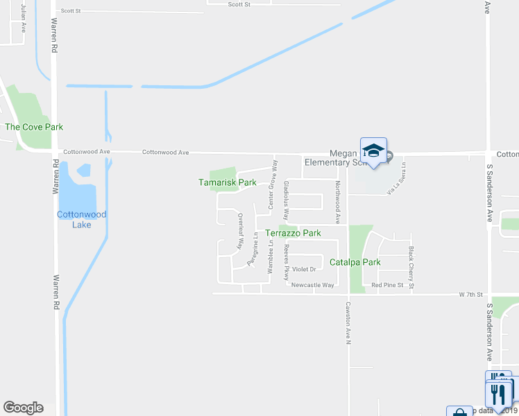 map of restaurants, bars, coffee shops, grocery stores, and more near 295 Peregrine Lane in San Jacinto