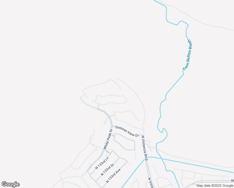 map of restaurants, bars, coffee shops, grocery stores, and more near Vistancia Boulevard in Peoria