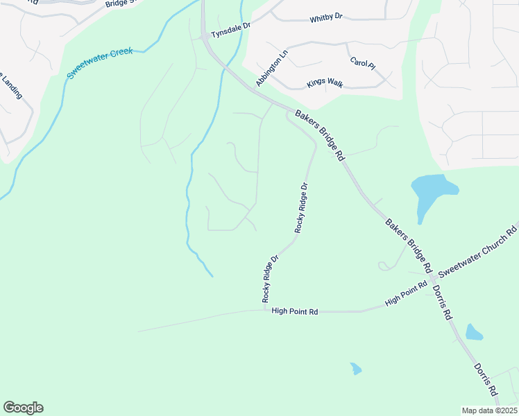 map of restaurants, bars, coffee shops, grocery stores, and more near 371 Stratford Drive in Douglasville