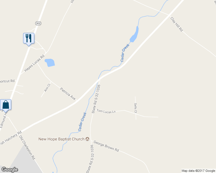 map of restaurants, bars, coffee shops, grocery stores, and more near 103 State Road S-32-1036 in Pelion