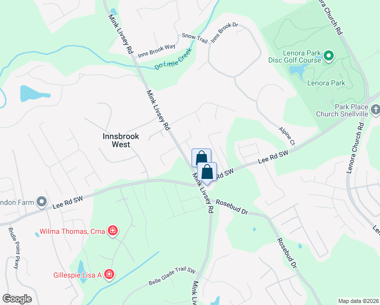 map of restaurants, bars, coffee shops, grocery stores, and more near 4401 Quinton Hill Court in Snellville