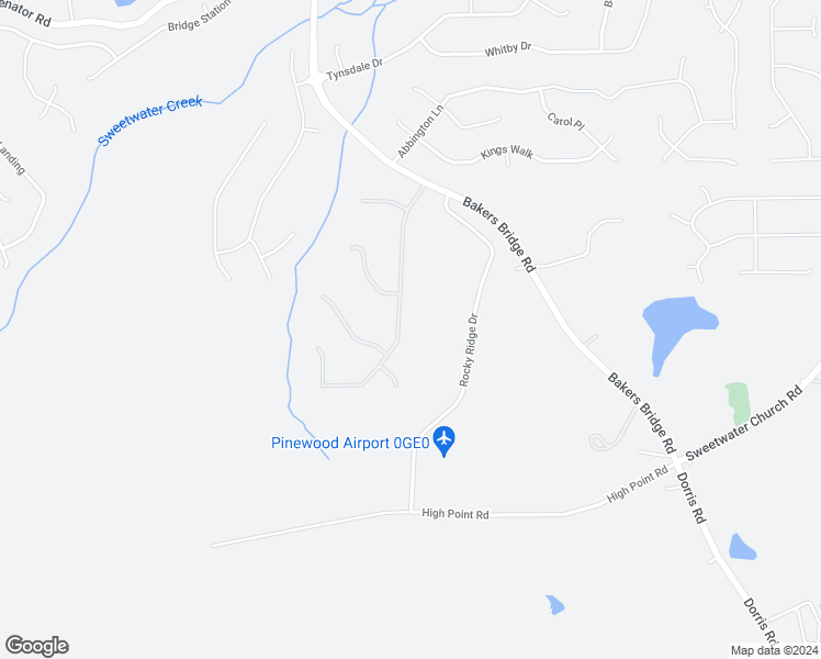map of restaurants, bars, coffee shops, grocery stores, and more near 329 Stratford Drive in Douglasville