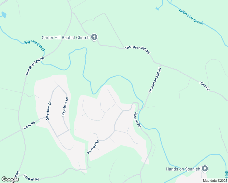 map of restaurants, bars, coffee shops, grocery stores, and more near 1553 Riveredge Lane in Monroe