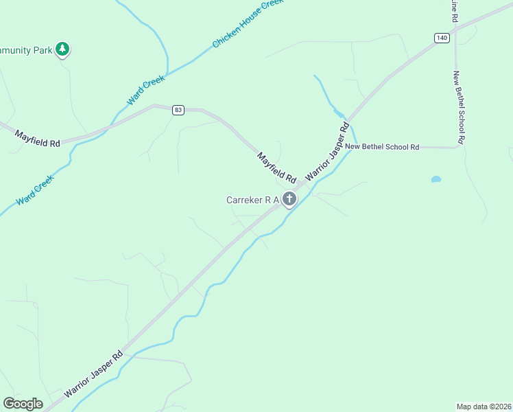 map of restaurants, bars, coffee shops, grocery stores, and more near 1801 Gurley Drive in Warrior