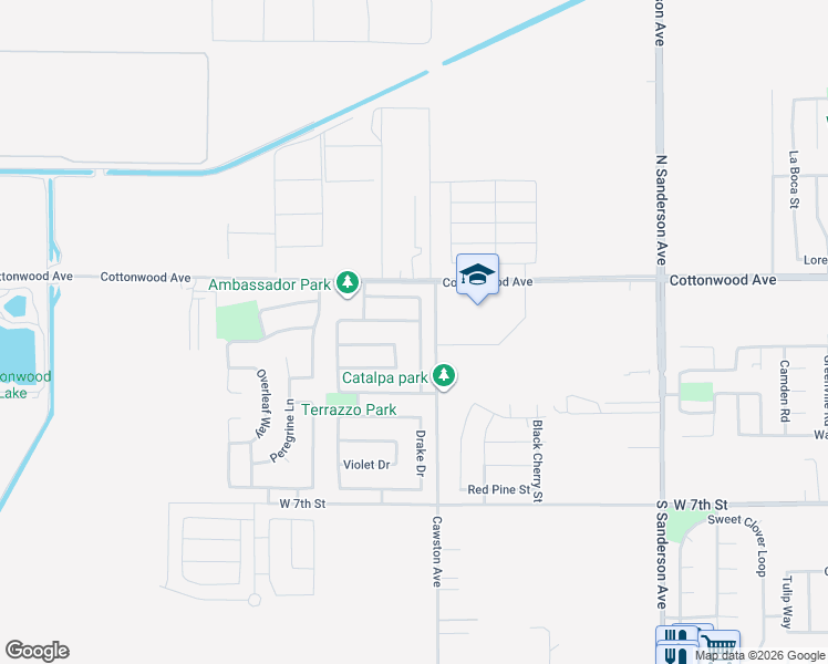 map of restaurants, bars, coffee shops, grocery stores, and more near 230 Northwood Avenue in San Jacinto