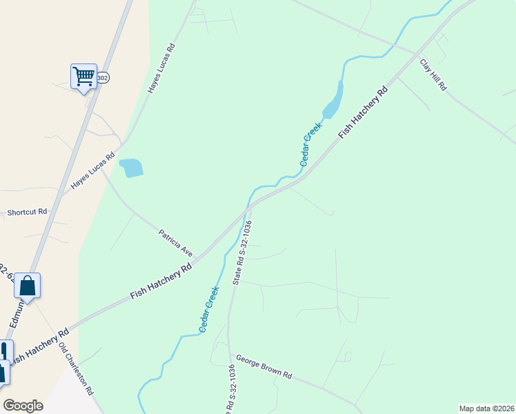 map of restaurants, bars, coffee shops, grocery stores, and more near 103 State Road S-32-1036 in Pelion