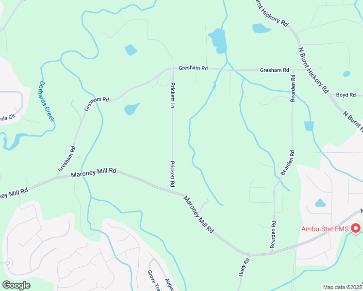 map of restaurants, bars, coffee shops, grocery stores, and more near 770 Prickett Road in Douglasville