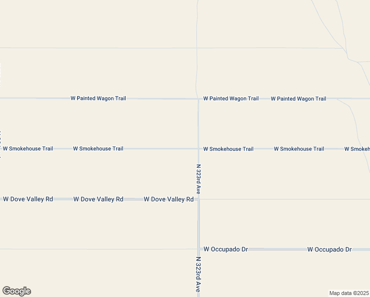 map of restaurants, bars, coffee shops, grocery stores, and more near West Smokehouse Trail in Wickenburg