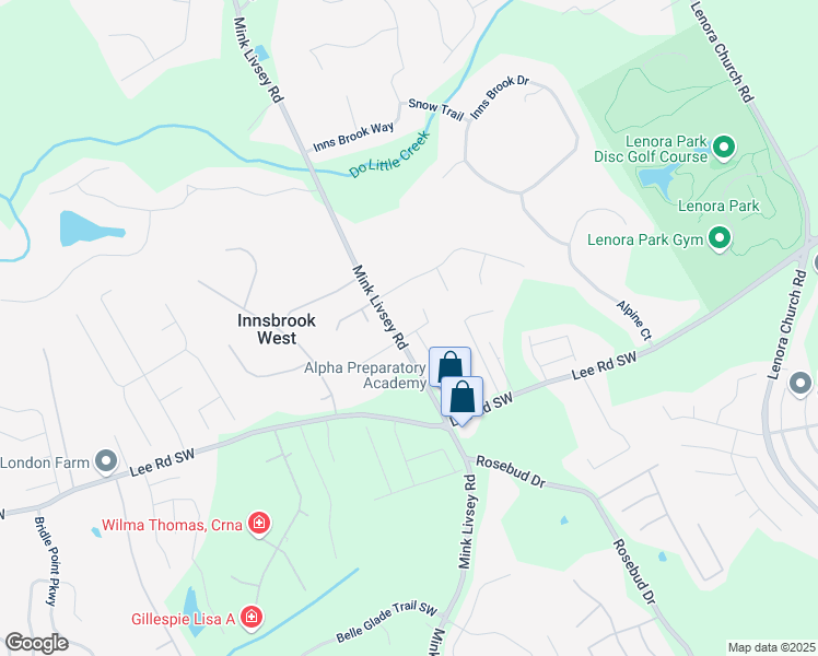 map of restaurants, bars, coffee shops, grocery stores, and more near 3575 Brittany Oak Trce in Snellville