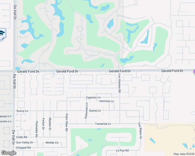 map of restaurants, bars, coffee shops, grocery stores, and more near 18 San Marino Circle in Rancho Mirage