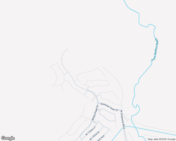 map of restaurants, bars, coffee shops, grocery stores, and more near North Vistancia Boulevard in Peoria
