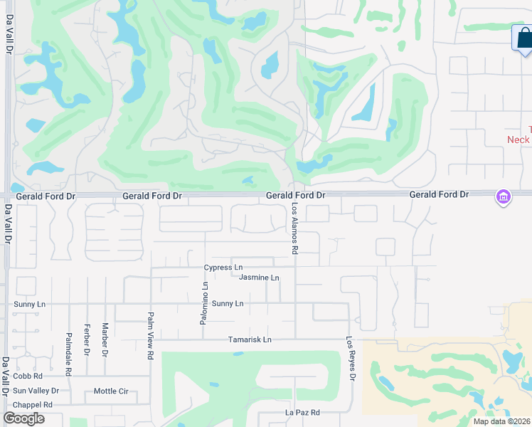 map of restaurants, bars, coffee shops, grocery stores, and more near 52 San Fernando in Rancho Mirage