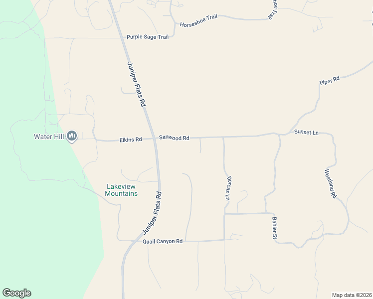 map of restaurants, bars, coffee shops, grocery stores, and more near 33275 Cottonwood Road in Nuevo