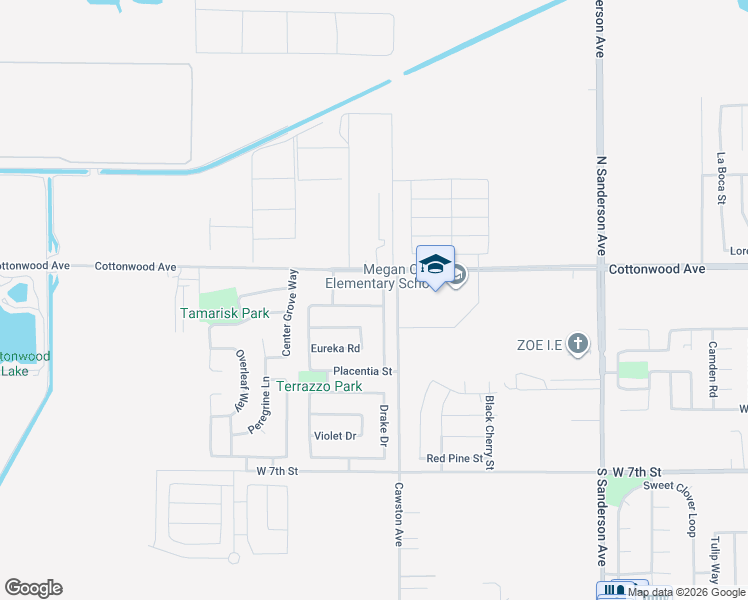 map of restaurants, bars, coffee shops, grocery stores, and more near 2733 Burgundy Lace Lane in San Jacinto
