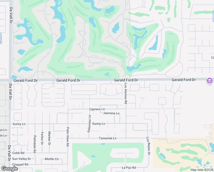 map of restaurants, bars, coffee shops, grocery stores, and more near 52 San Fernando in Rancho Mirage