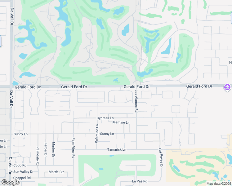 map of restaurants, bars, coffee shops, grocery stores, and more near 32 Santa Ynez in Rancho Mirage