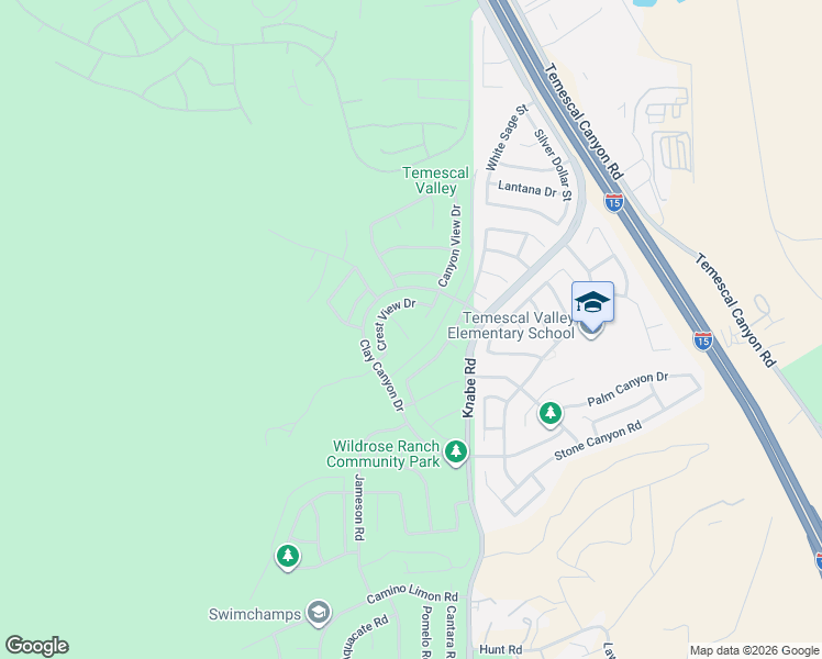 map of restaurants, bars, coffee shops, grocery stores, and more near 22899 Green Tree Court in Corona