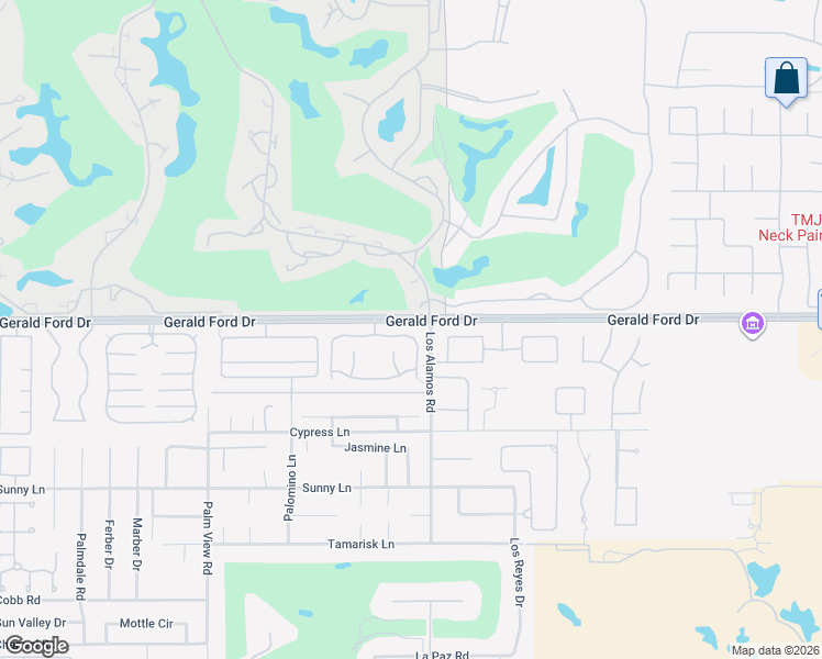 map of restaurants, bars, coffee shops, grocery stores, and more near 69 San Marino Circle in Rancho Mirage
