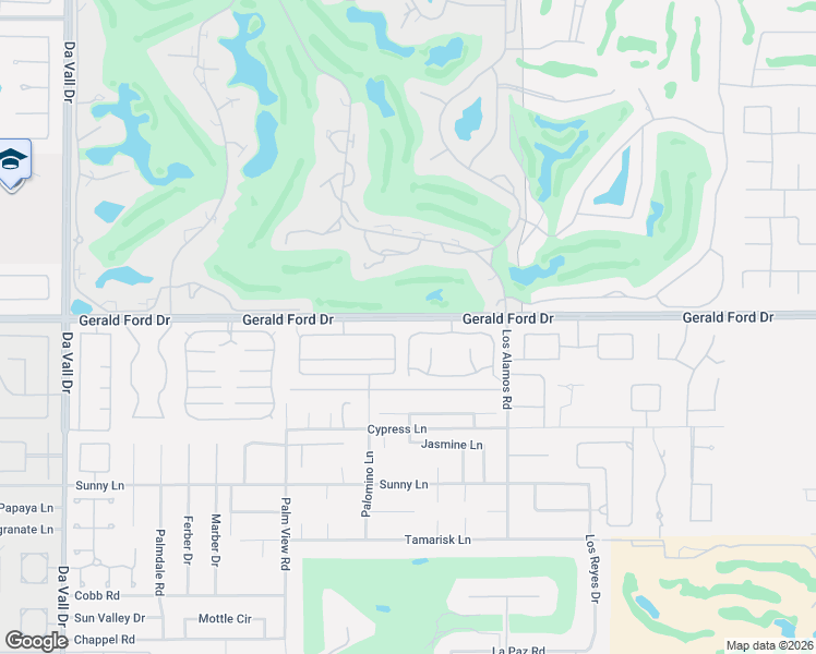 map of restaurants, bars, coffee shops, grocery stores, and more near 11 San Marino Circle in Rancho Mirage