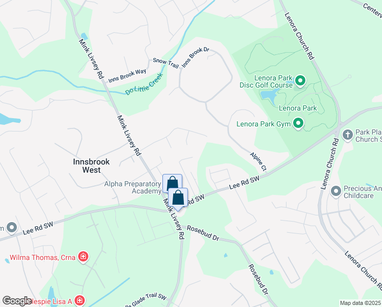 map of restaurants, bars, coffee shops, grocery stores, and more near 4315 Summit Heights Drive in Snellville
