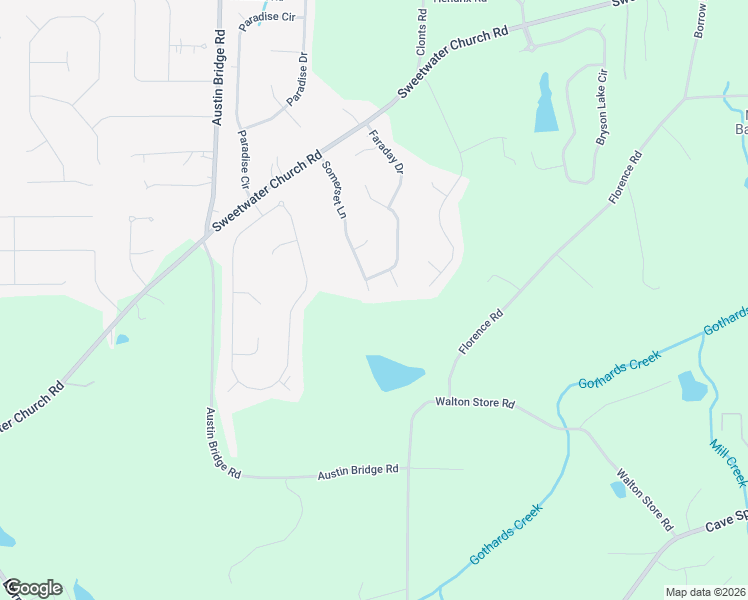 map of restaurants, bars, coffee shops, grocery stores, and more near 373 Somerset Lane in Douglasville