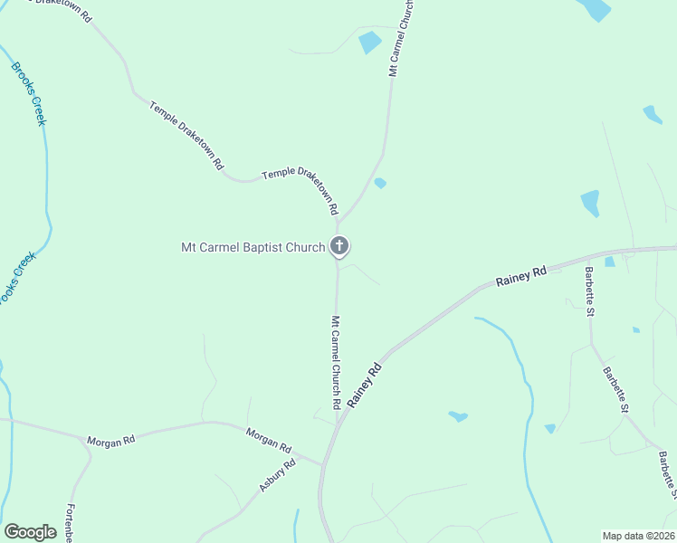 map of restaurants, bars, coffee shops, grocery stores, and more near 235 Mount Carmel Church Road in Temple