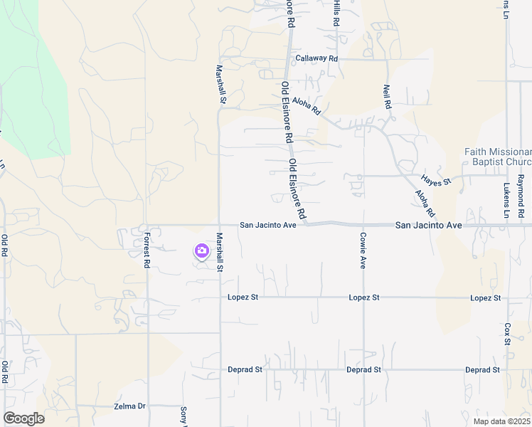 map of restaurants, bars, coffee shops, grocery stores, and more near 22170 San Jacinto Avenue in Perris