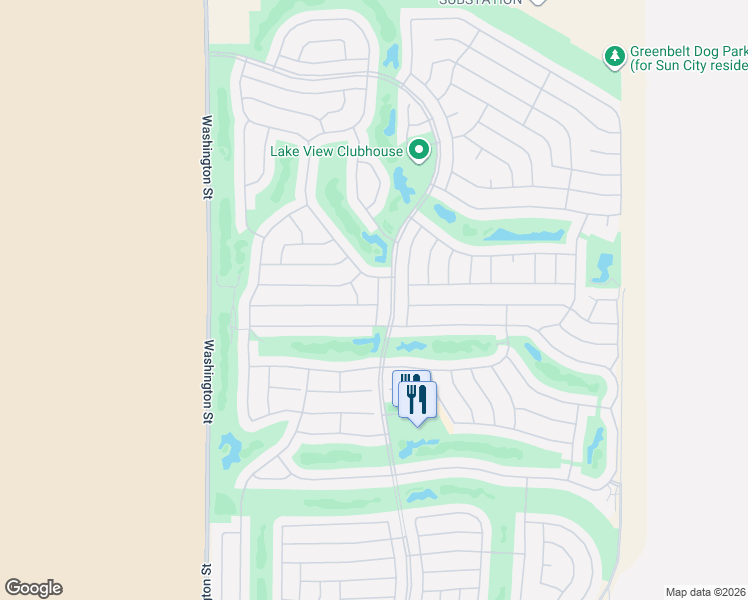 map of restaurants, bars, coffee shops, grocery stores, and more near 78436 Kistler Way in Palm Desert