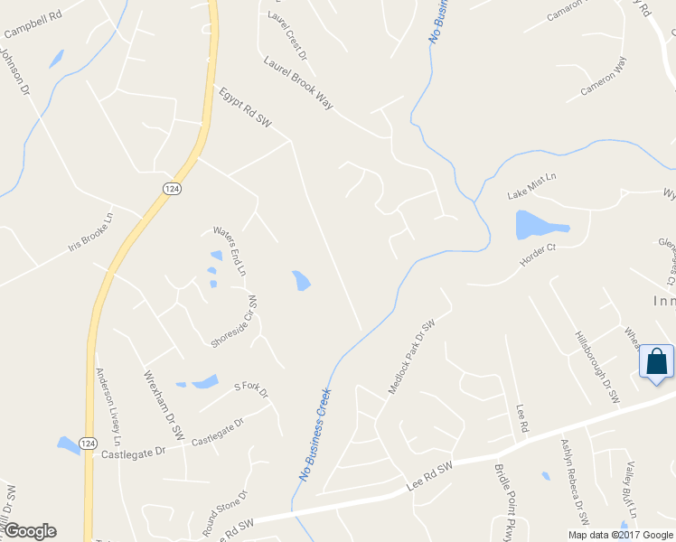 map of restaurants, bars, coffee shops, grocery stores, and more near 4090 Egypt Road Southwest in Snellville