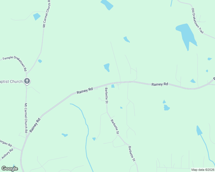 map of restaurants, bars, coffee shops, grocery stores, and more near 2 Barbette Street in Temple