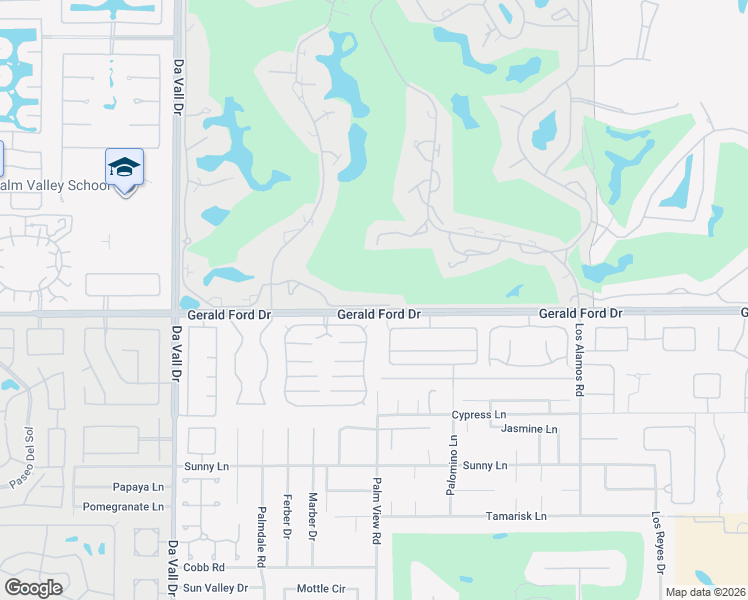 map of restaurants, bars, coffee shops, grocery stores, and more near 20 Mission Court in Rancho Mirage