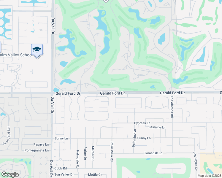 map of restaurants, bars, coffee shops, grocery stores, and more near 25 Mission Court in Rancho Mirage