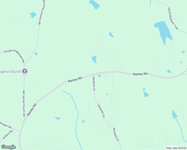 map of restaurants, bars, coffee shops, grocery stores, and more near 3 Barbette Street in Temple