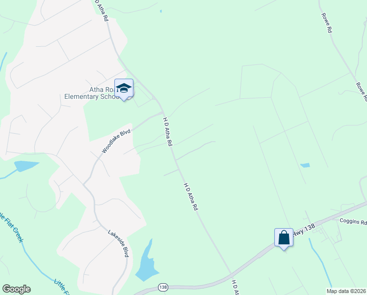 map of restaurants, bars, coffee shops, grocery stores, and more near 505 Emerald Pointe Trail in Monroe